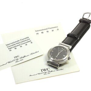 IWC SCHAFFHAUSEN Da Vinci SL IW352806 Date black Dial AT Men's Watch_807416